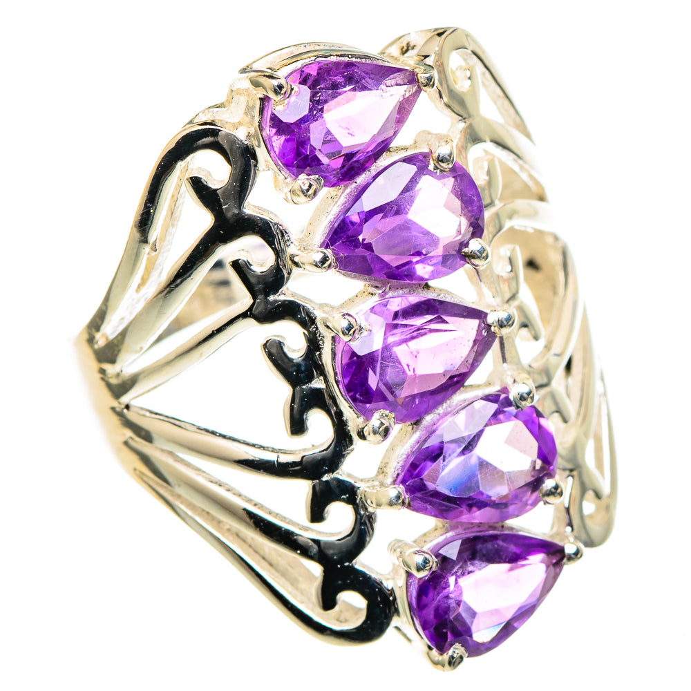 Amethyst Rings handcrafted by Anasilvercos - RING98401