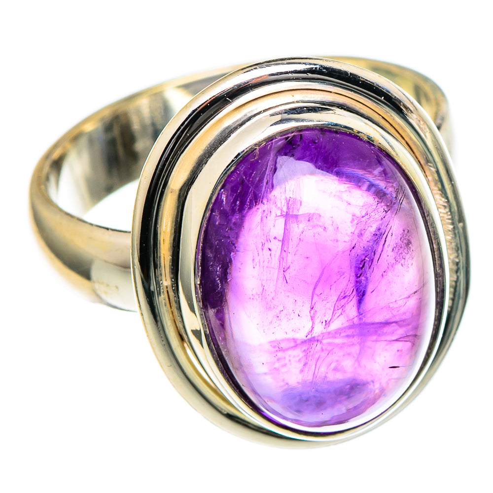 Amethyst Rings handcrafted by Anasilvercos - RING98405 - Photo 2