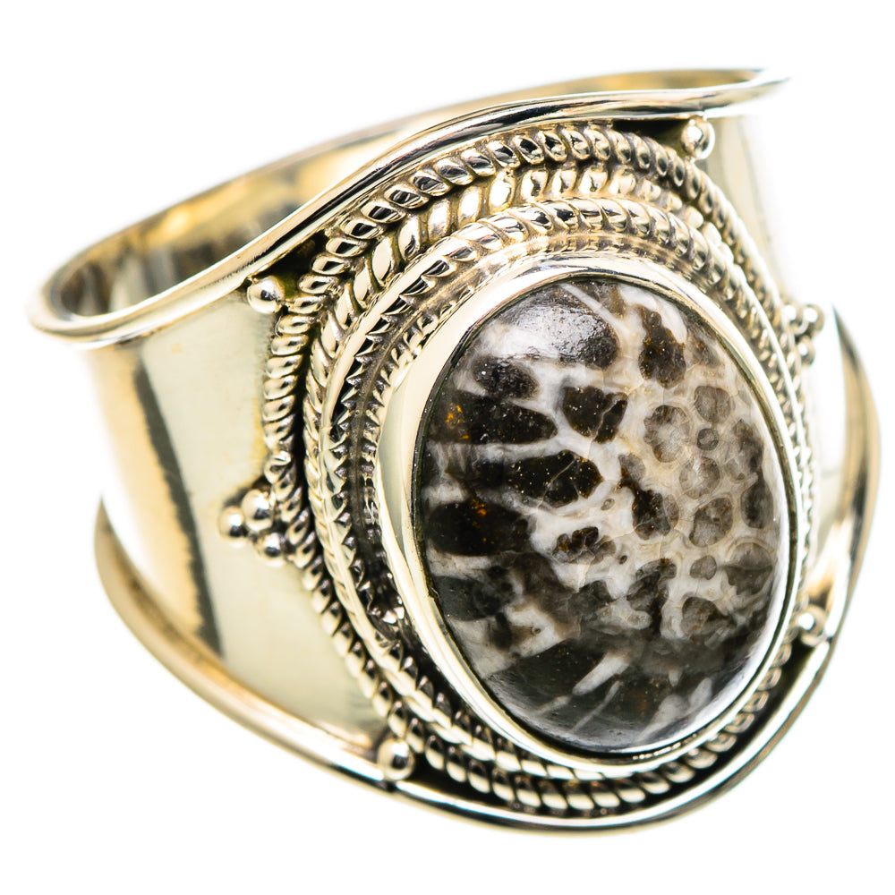 Stingray Coral Rings handcrafted by Anasilvercos - RING98407