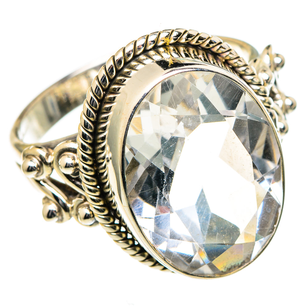 White Quartz Rings handcrafted by Anasilvercos - RING98410