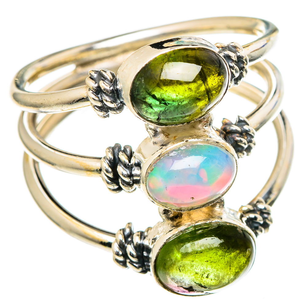 Ethiopian Opal Rings handcrafted by Anasilvercos - RING98414