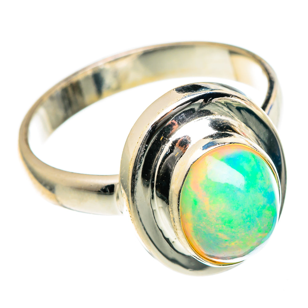 Ethiopian Opal Rings handcrafted by Anasilvercos - RING98415