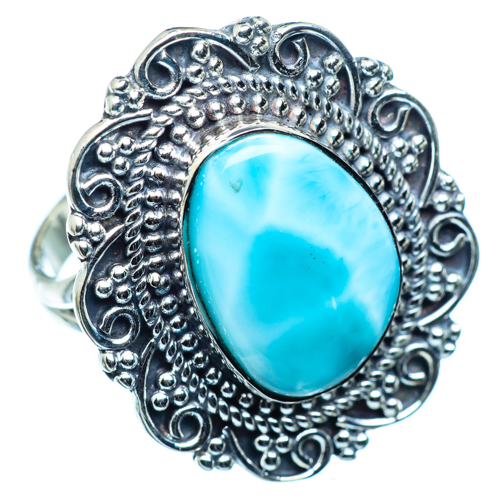 Larimar Rings handcrafted by Anasilvercos - RING984191