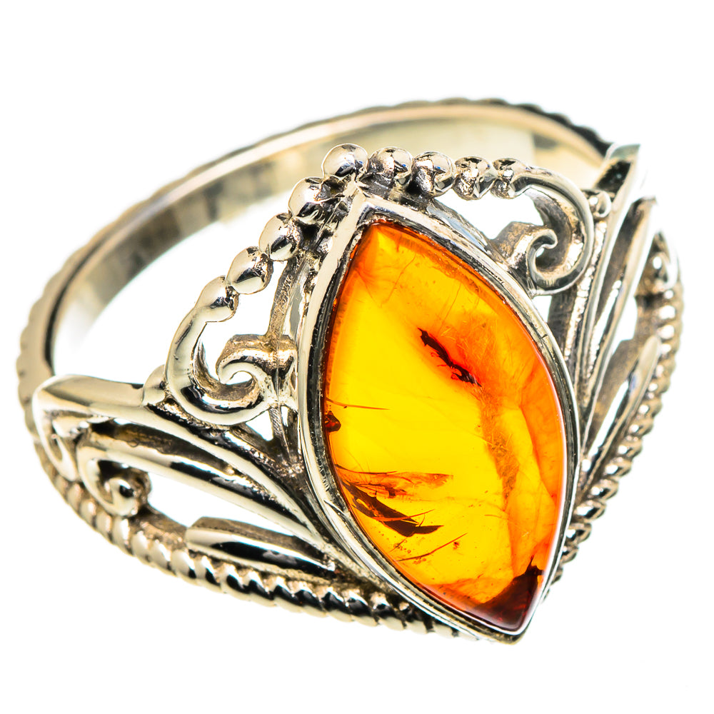 Baltic Amber Rings handcrafted by Anasilvercos - RING98429