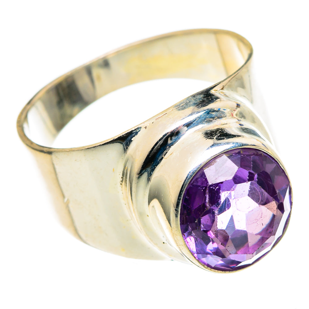 Color Change Alexandrite (lab.) Rings handcrafted by Anasilvercos - RING98436
