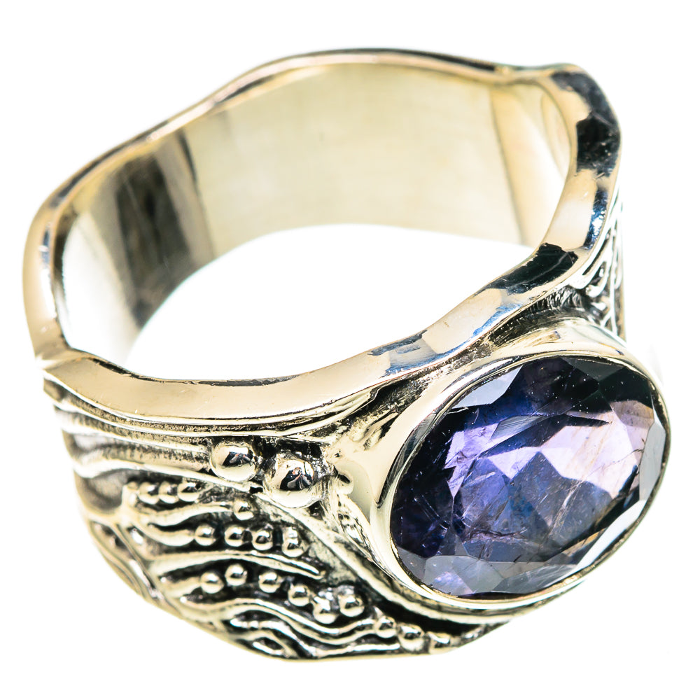 Violet Spinel Rings handcrafted by Anasilvercos - RING98439