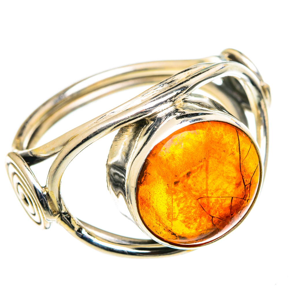Baltic Amber Rings handcrafted by Anasilvercos - RING98460 - Photo 2