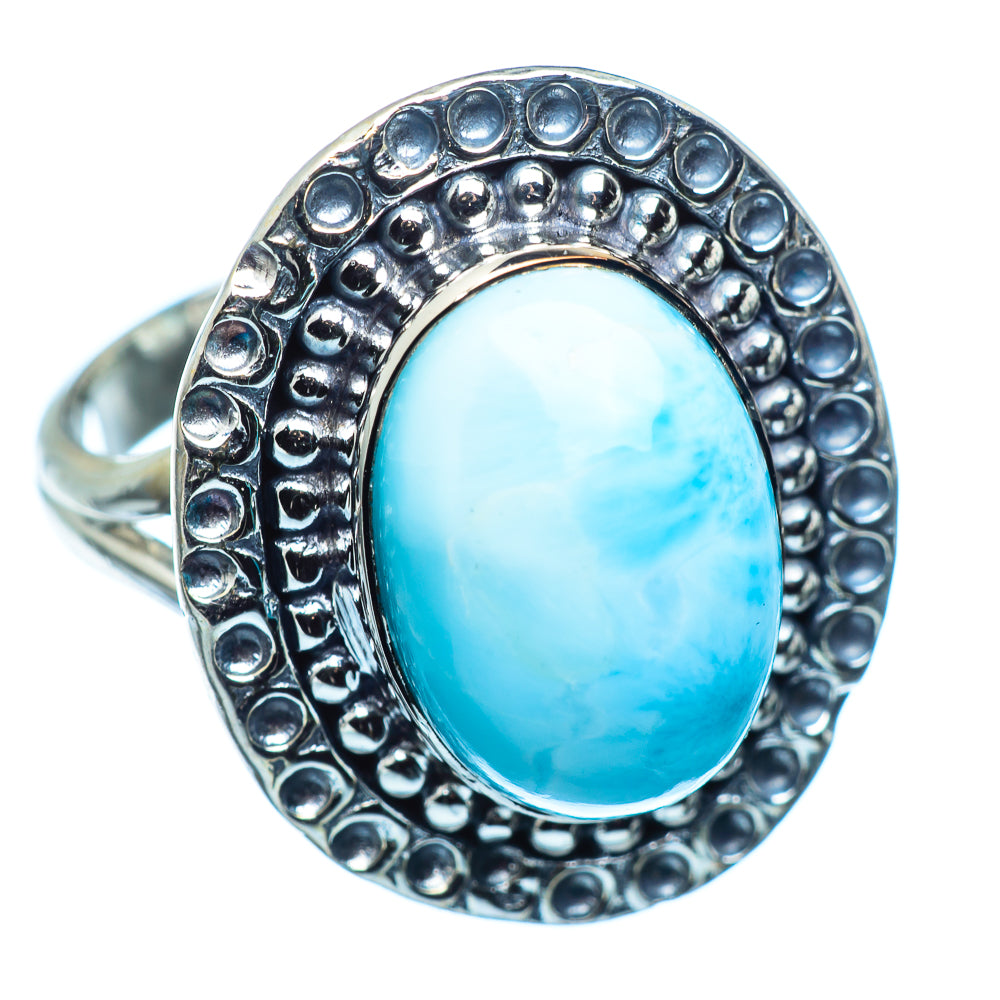 Larimar Rings handcrafted by Anasilvercos - RING984630