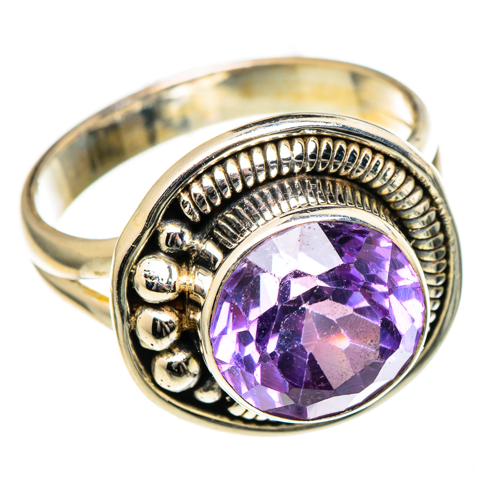 Color Change Alexandrite (lab.) Rings handcrafted by Anasilvercos - RING98469