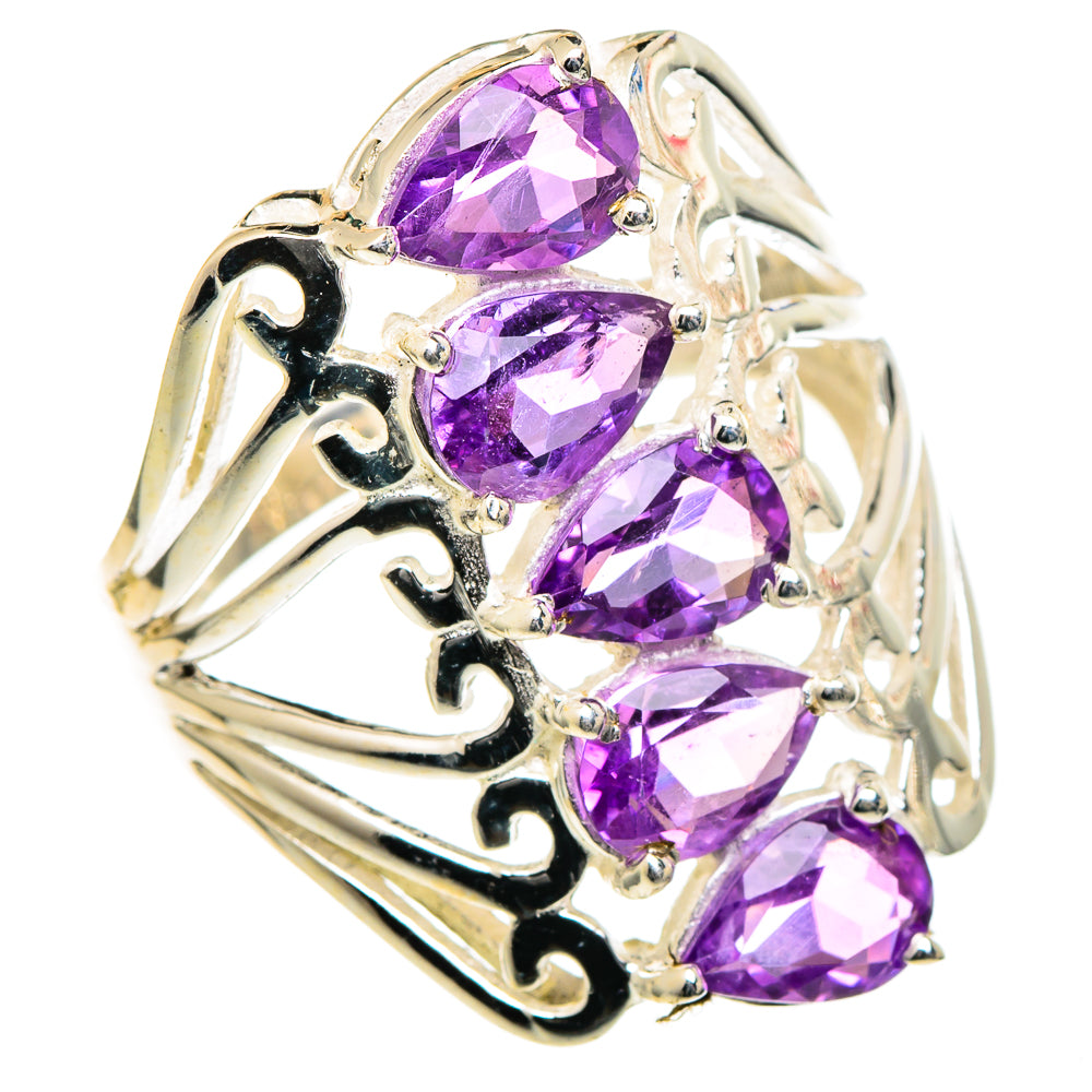 Amethyst Rings handcrafted by Anasilvercos - RING98473