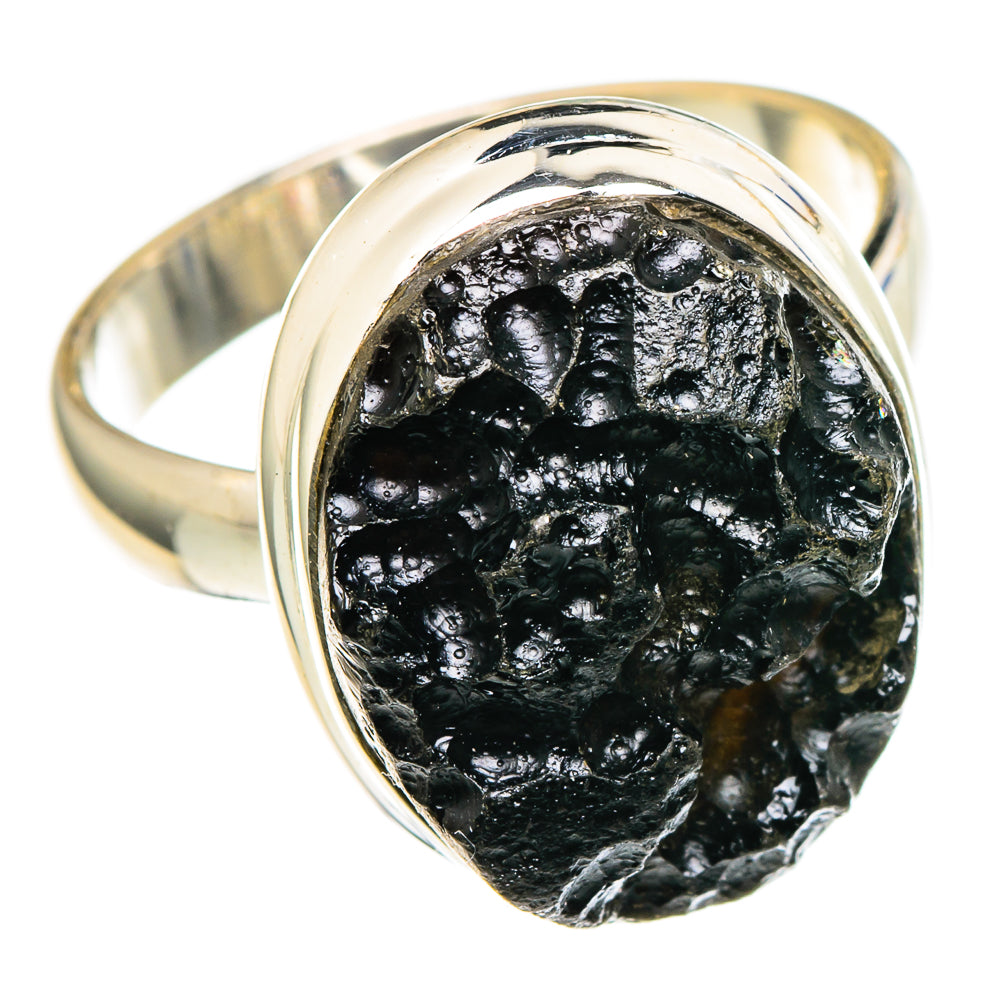 Tektite Rings handcrafted by Anasilvercos - RING98476 - Photo 2