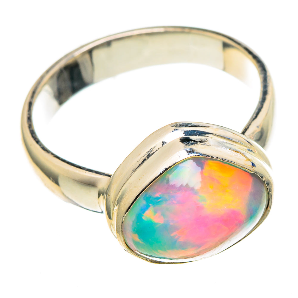 Ethiopian Opal Rings handcrafted by Anasilvercos - RING98481