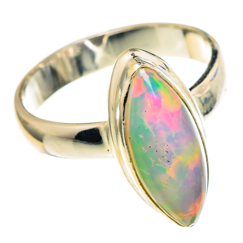 Ethiopian Opal Rings handcrafted by Anasilvercos - RING98482
