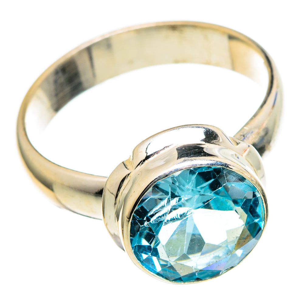 Blue Topaz Rings handcrafted by Anasilvercos - RING98486