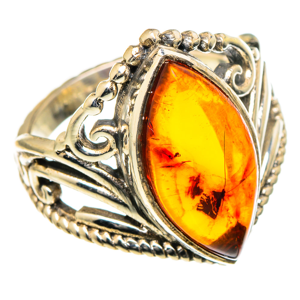 Baltic Amber Rings handcrafted by Anasilvercos - RING98493