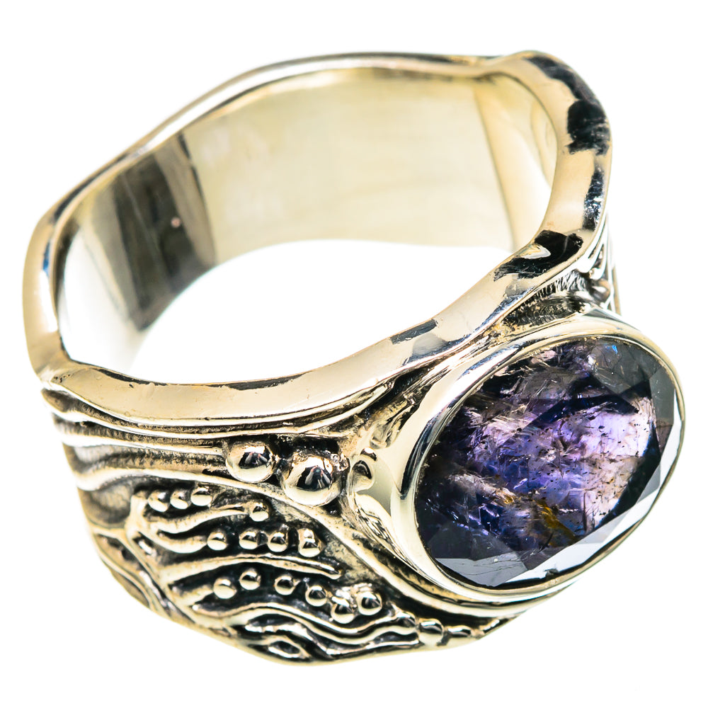 Violet Spinel Rings handcrafted by Anasilvercos - RING98498