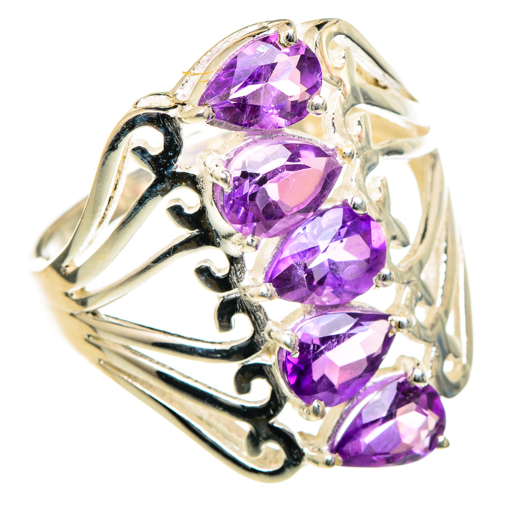 Amethyst Rings handcrafted by Anasilvercos - RING98499