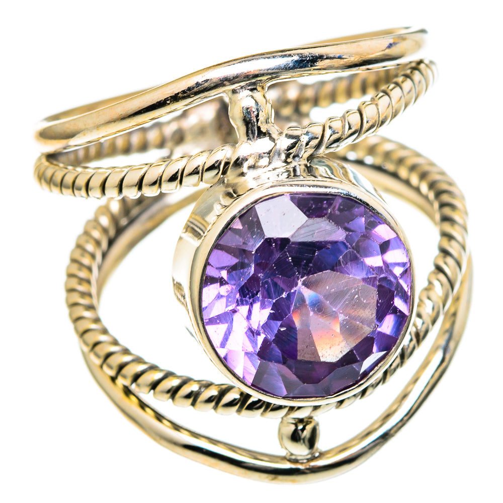 Color Change Alexandrite (lab.) Rings handcrafted by Anasilvercos - RING98505