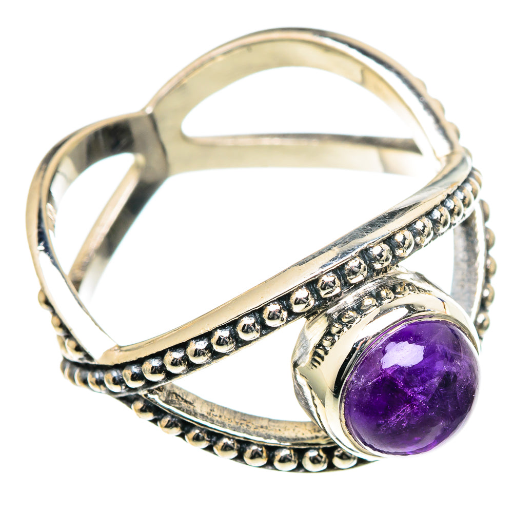 Amethyst Rings handcrafted by Anasilvercos - RING98507