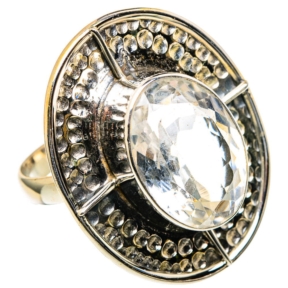 White Quartz Rings handcrafted by Anasilvercos - RING98512