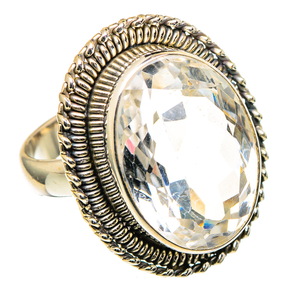 White Quartz Rings handcrafted by Anasilvercos - RING98513