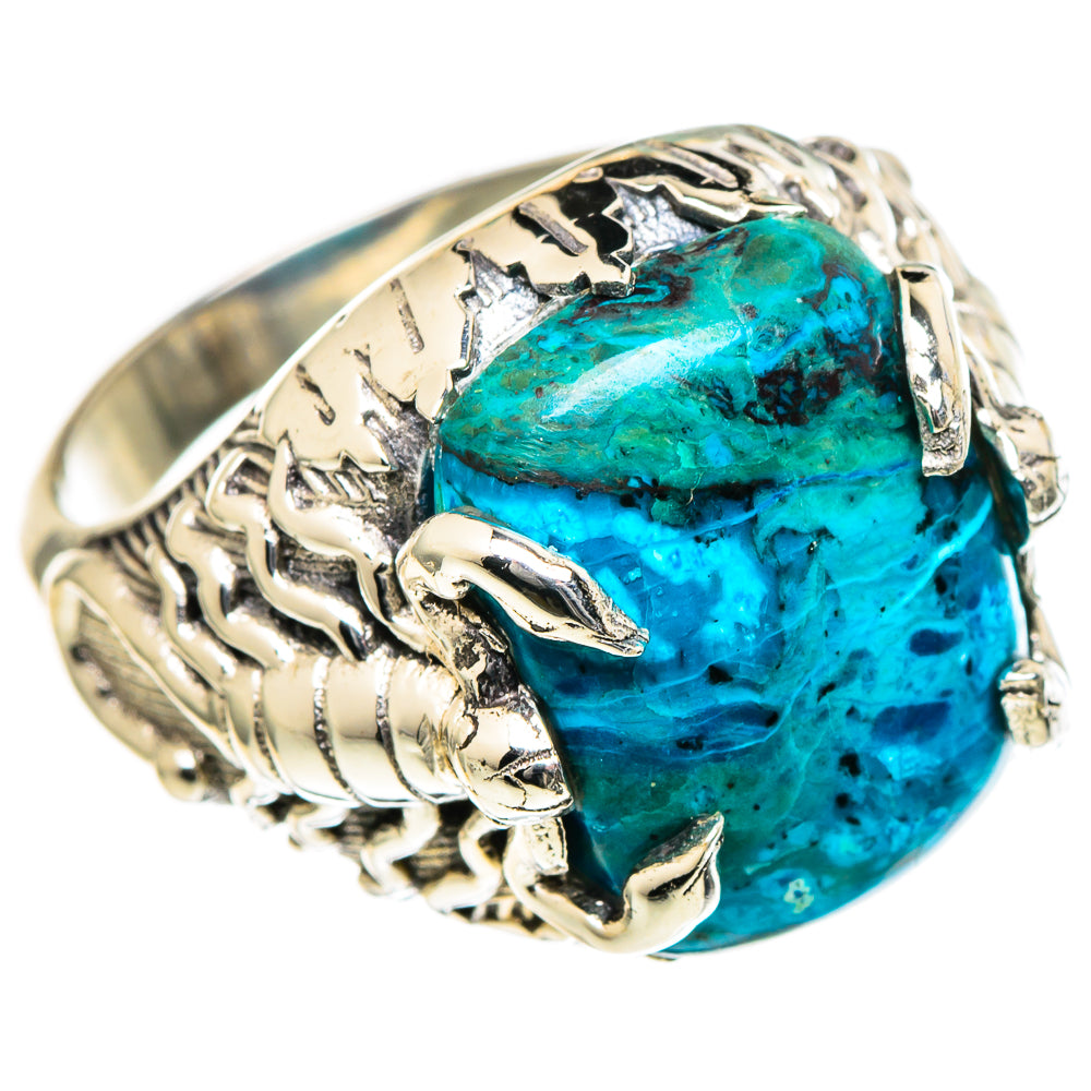 Chrysocolla Rings handcrafted by Anasilvercos - RING98523