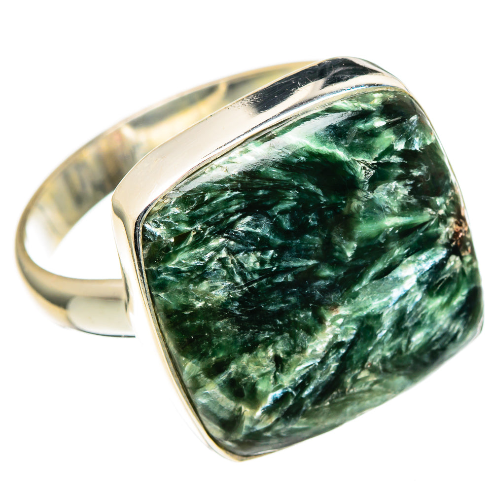 Seraphinite Rings handcrafted by Anasilvercos - RING98535 - Photo 2