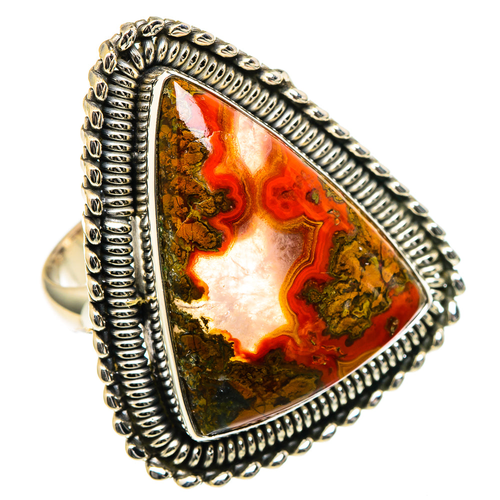 Moroccan Agate Rings handcrafted by Anasilvercos - RING98536