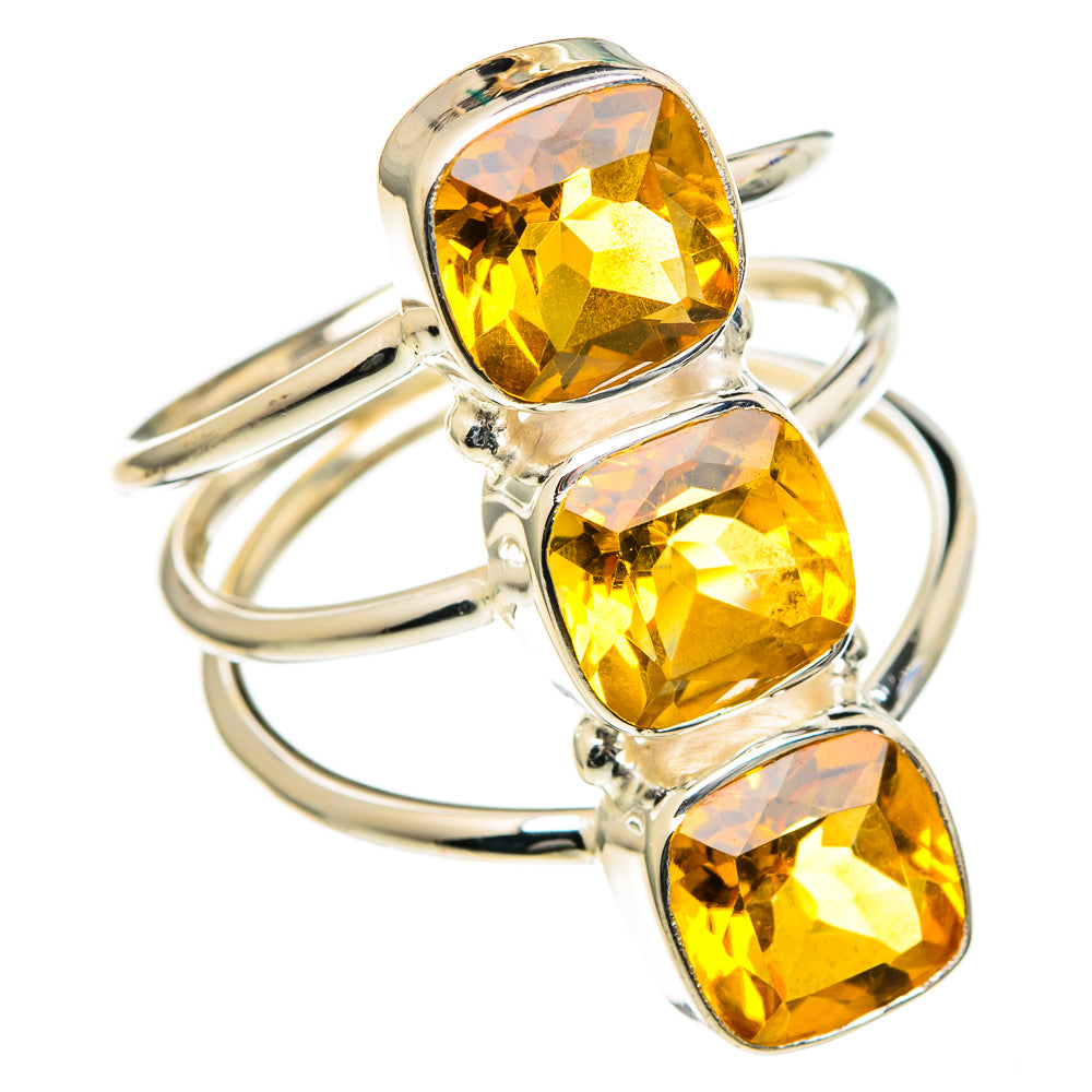 Citrine Rings handcrafted by Anasilvercos - RING98540