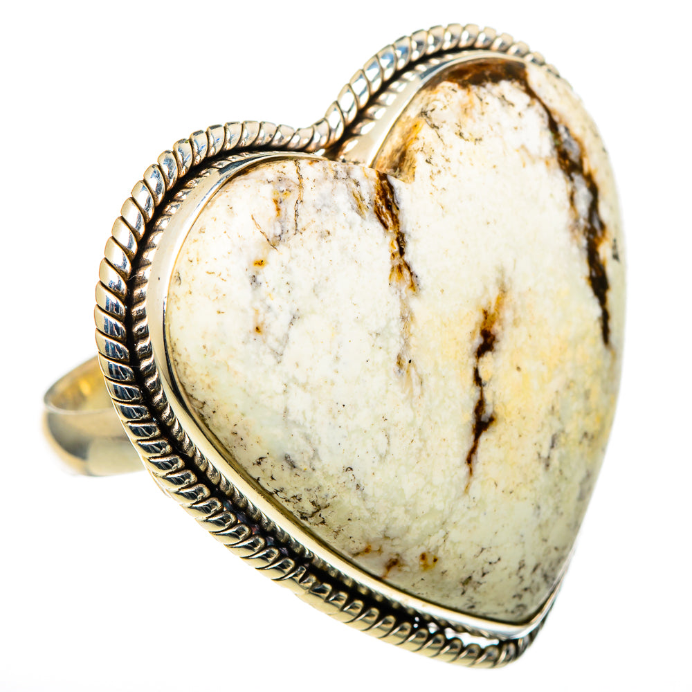 Peanut Wood Jasper Rings handcrafted by Anasilvercos - RING98554 - Photo 2