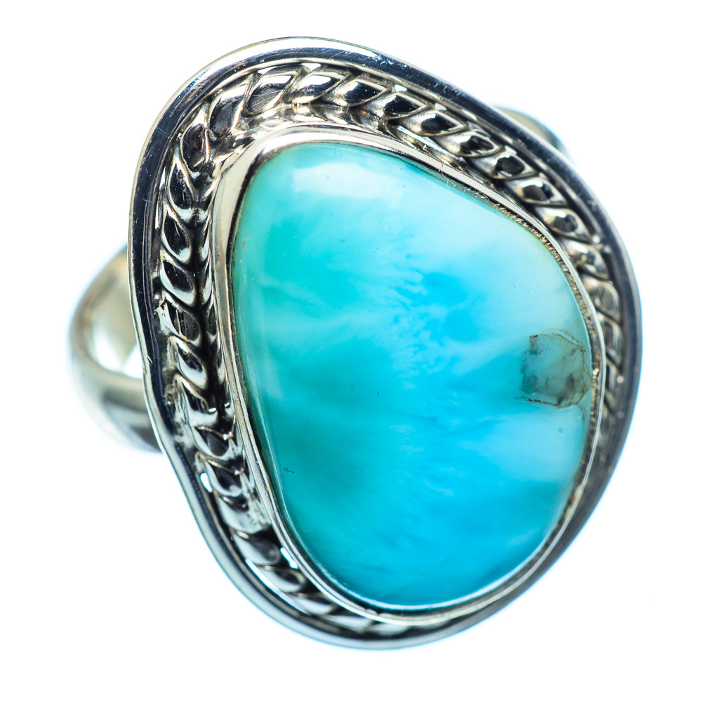 Larimar Rings handcrafted by Anasilvercos - RING985564