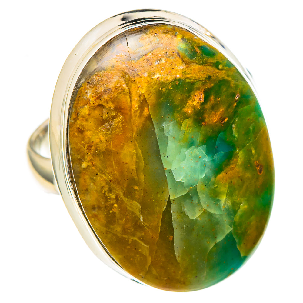 Peruvian Opal Rings handcrafted by Anasilvercos - RING98562