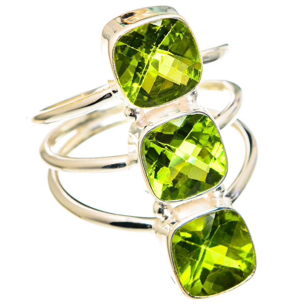 Peridot Rings handcrafted by Anasilvercos - RING98571