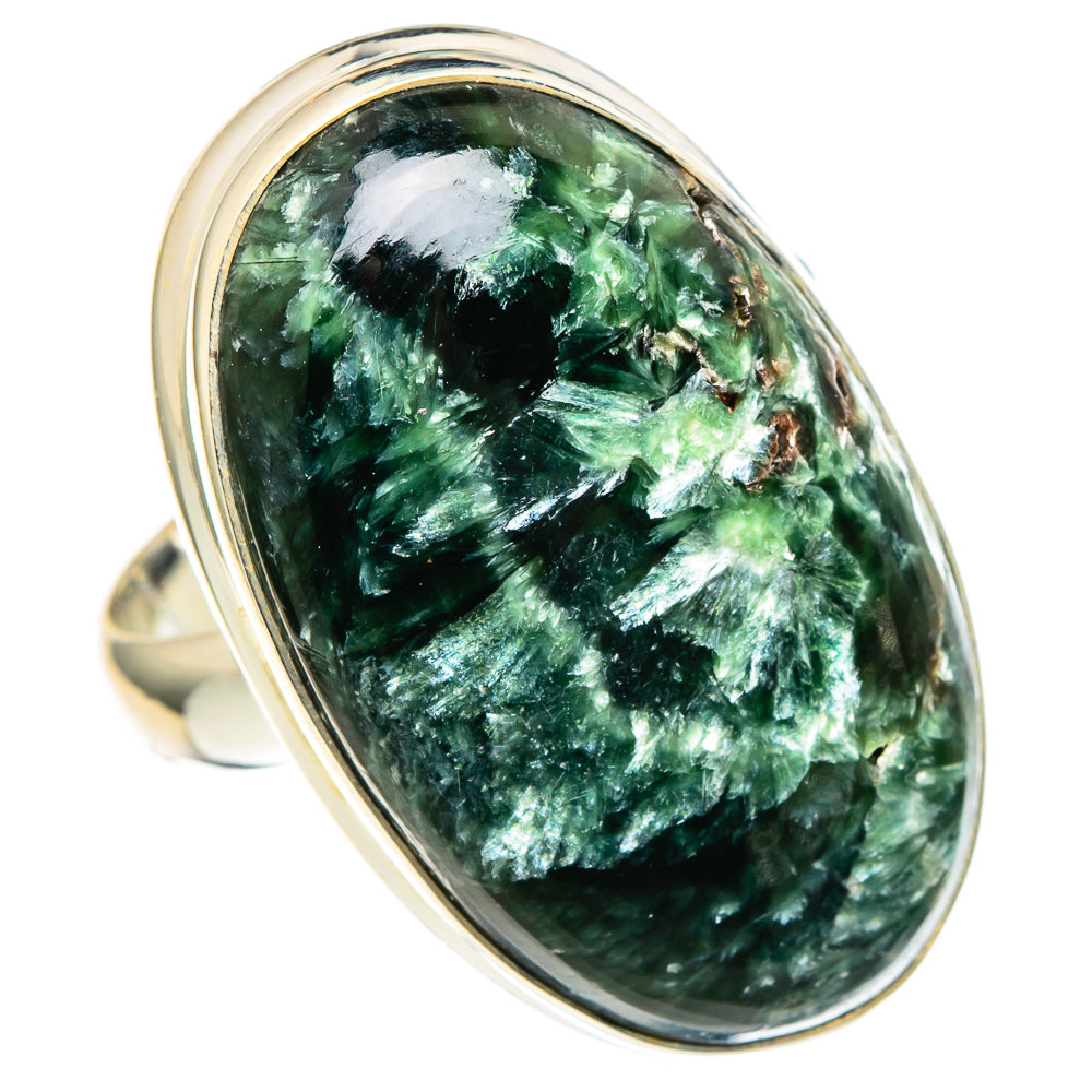 Seraphinite Rings handcrafted by Anasilvercos - RING98574 - Photo 2