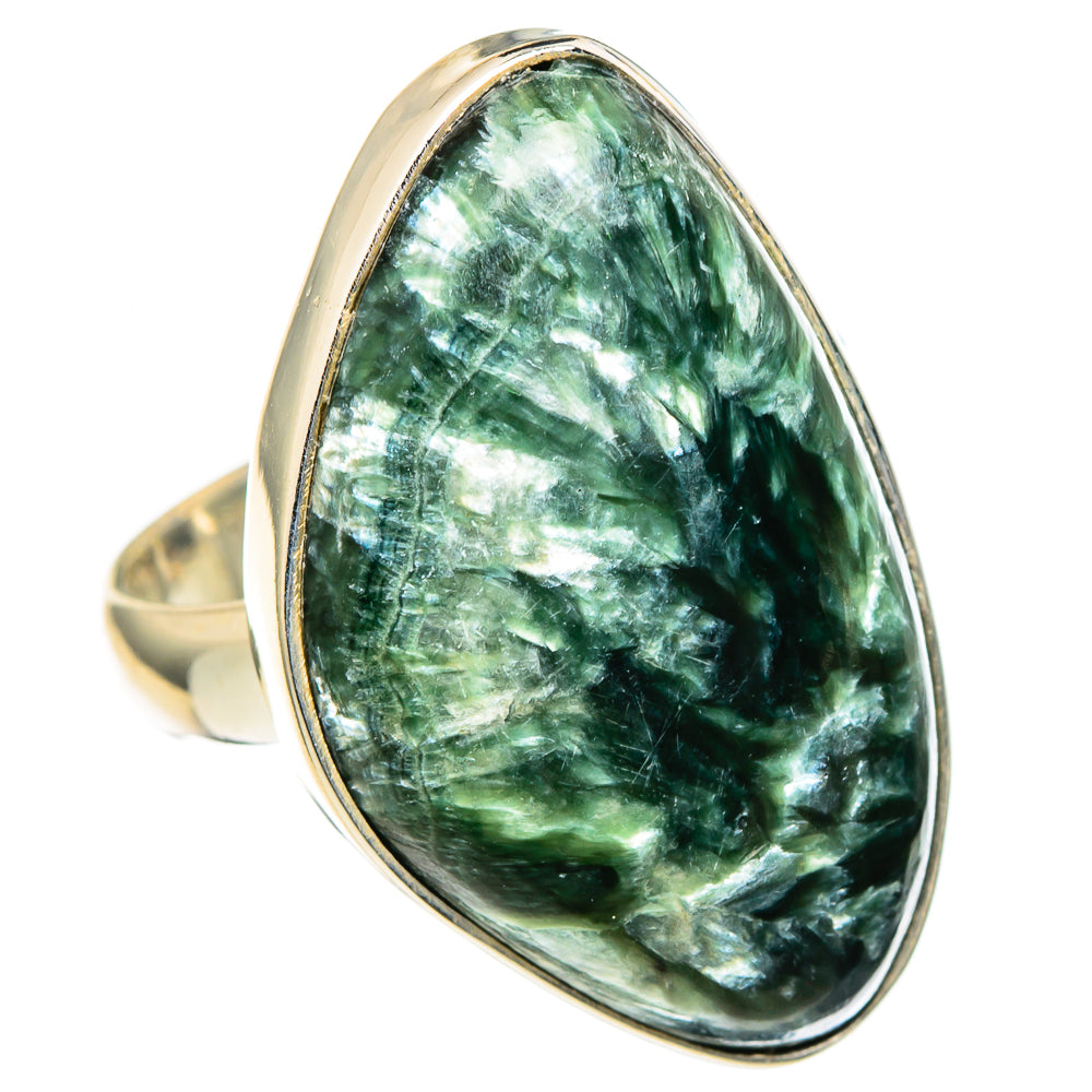 Seraphinite Rings handcrafted by Anasilvercos - RING98577
