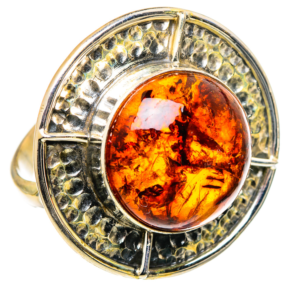 Baltic Amber Rings handcrafted by Anasilvercos - RING98583 - Photo 2