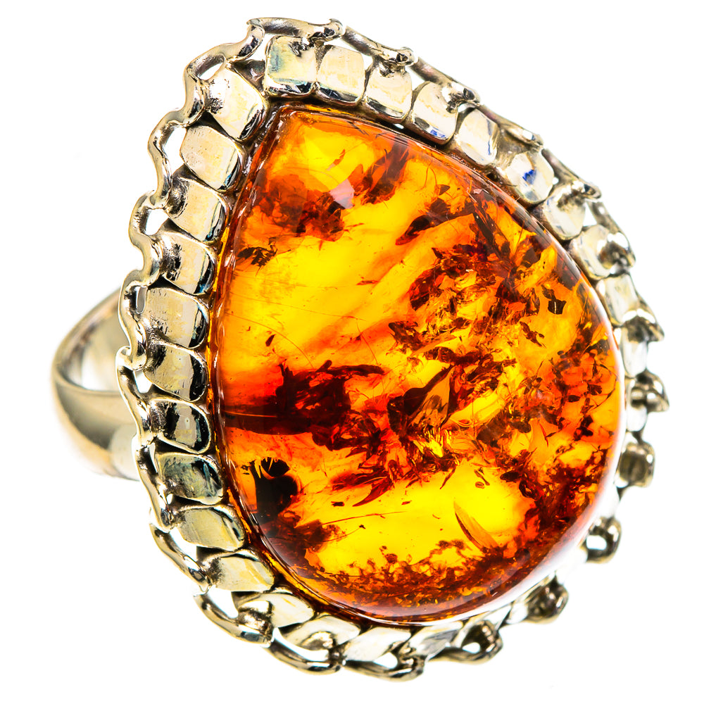 Baltic Amber Rings handcrafted by Anasilvercos - RING98585