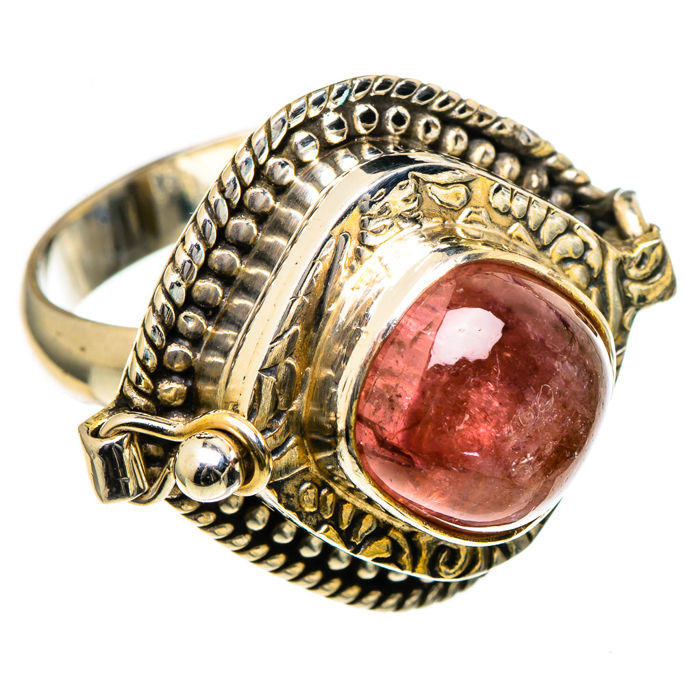 Pink Tourmaline Rings handcrafted by Anasilvercos - RING98589