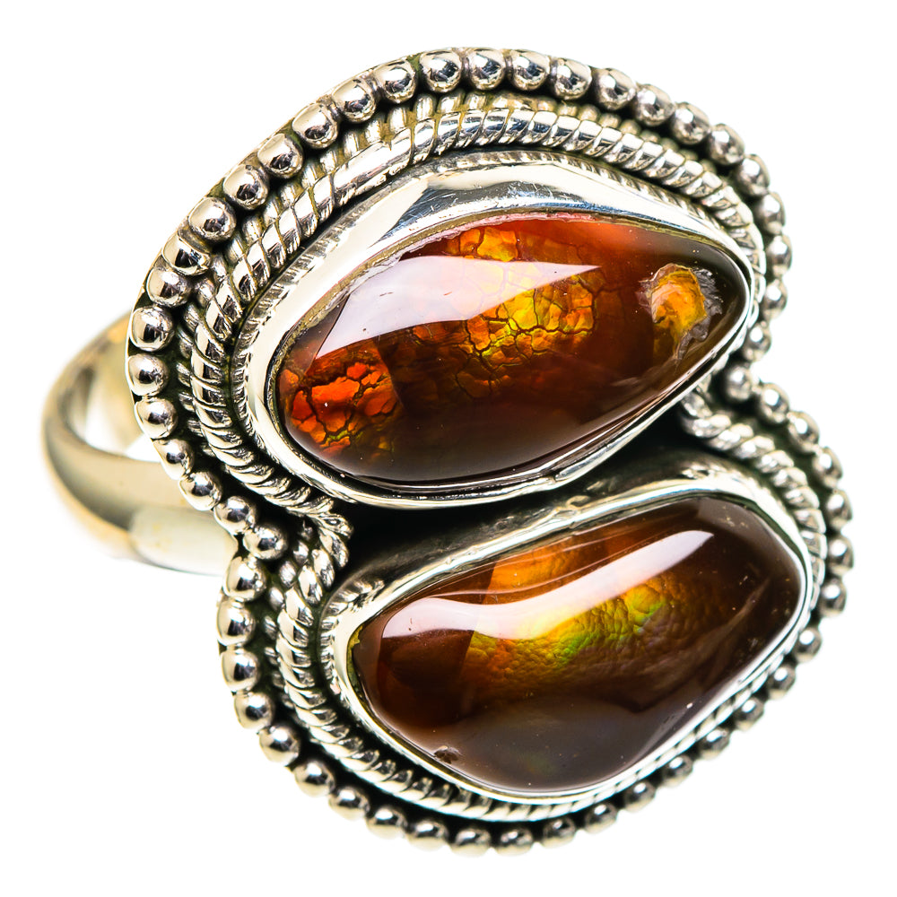 Mexican Fire Agate Rings handcrafted by Anasilvercos - RING98614