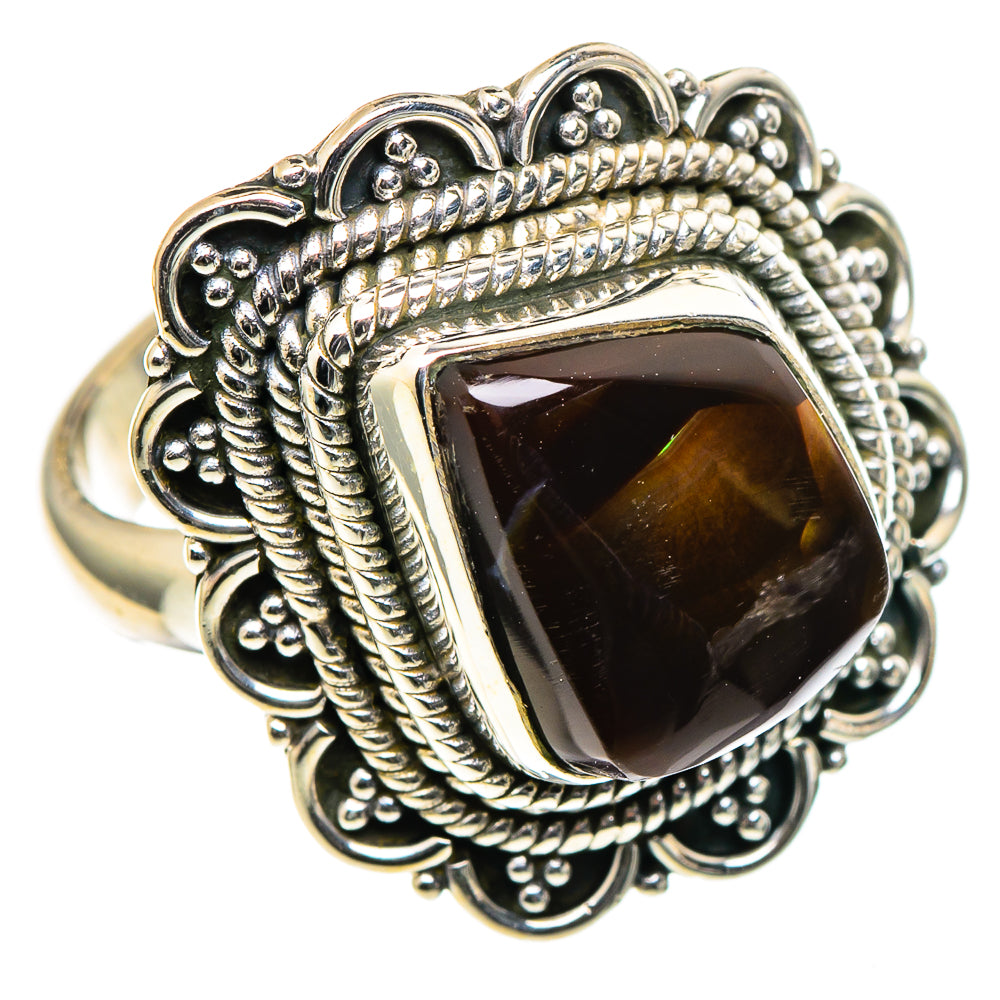 Mexican Fire Agate Rings handcrafted by Anasilvercos - RING98615 - Photo 2