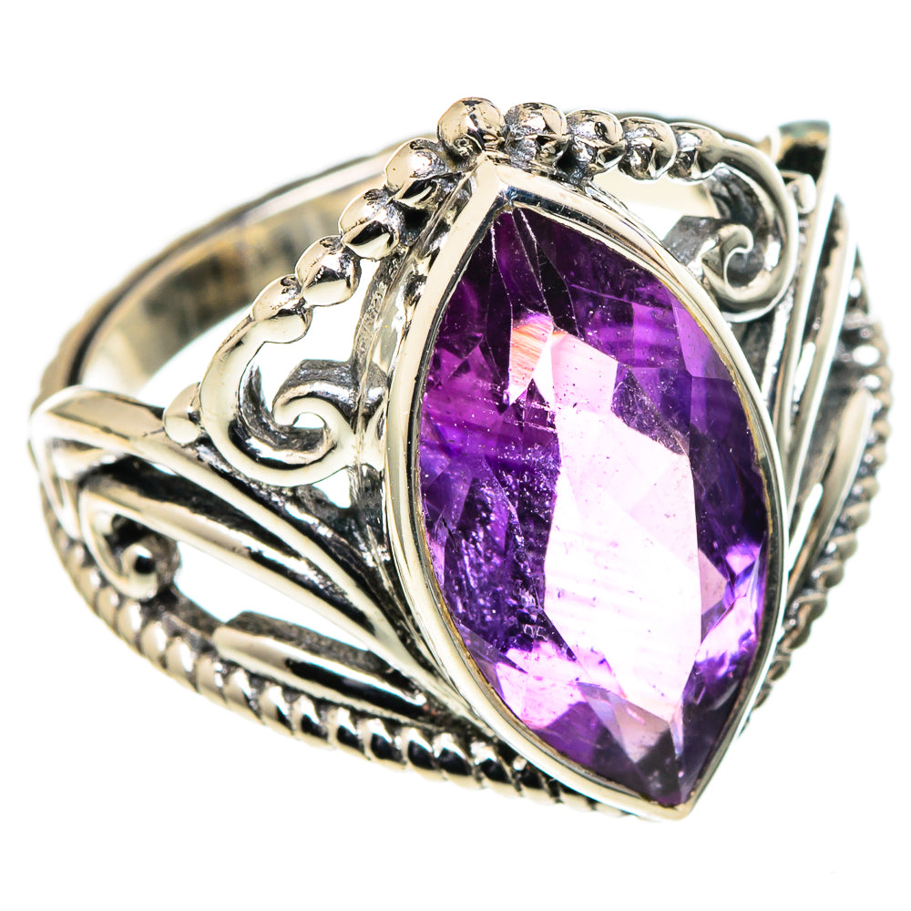 Amethyst Rings handcrafted by Anasilvercos - RING98622