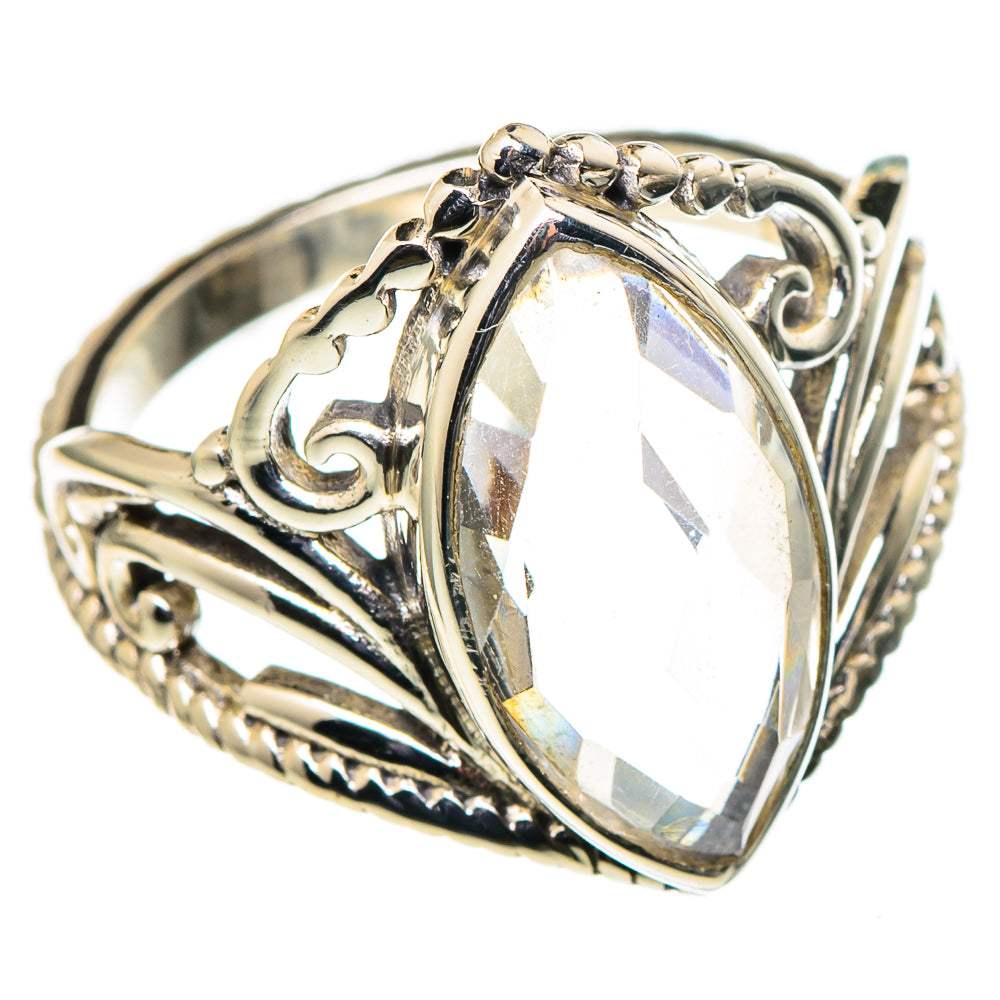 White Quartz Rings handcrafted by Anasilvercos - RING98634