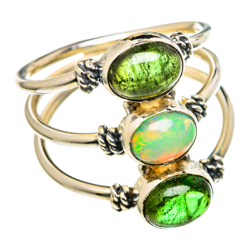 Ethiopian Opal Rings handcrafted by Anasilvercos - RING98638