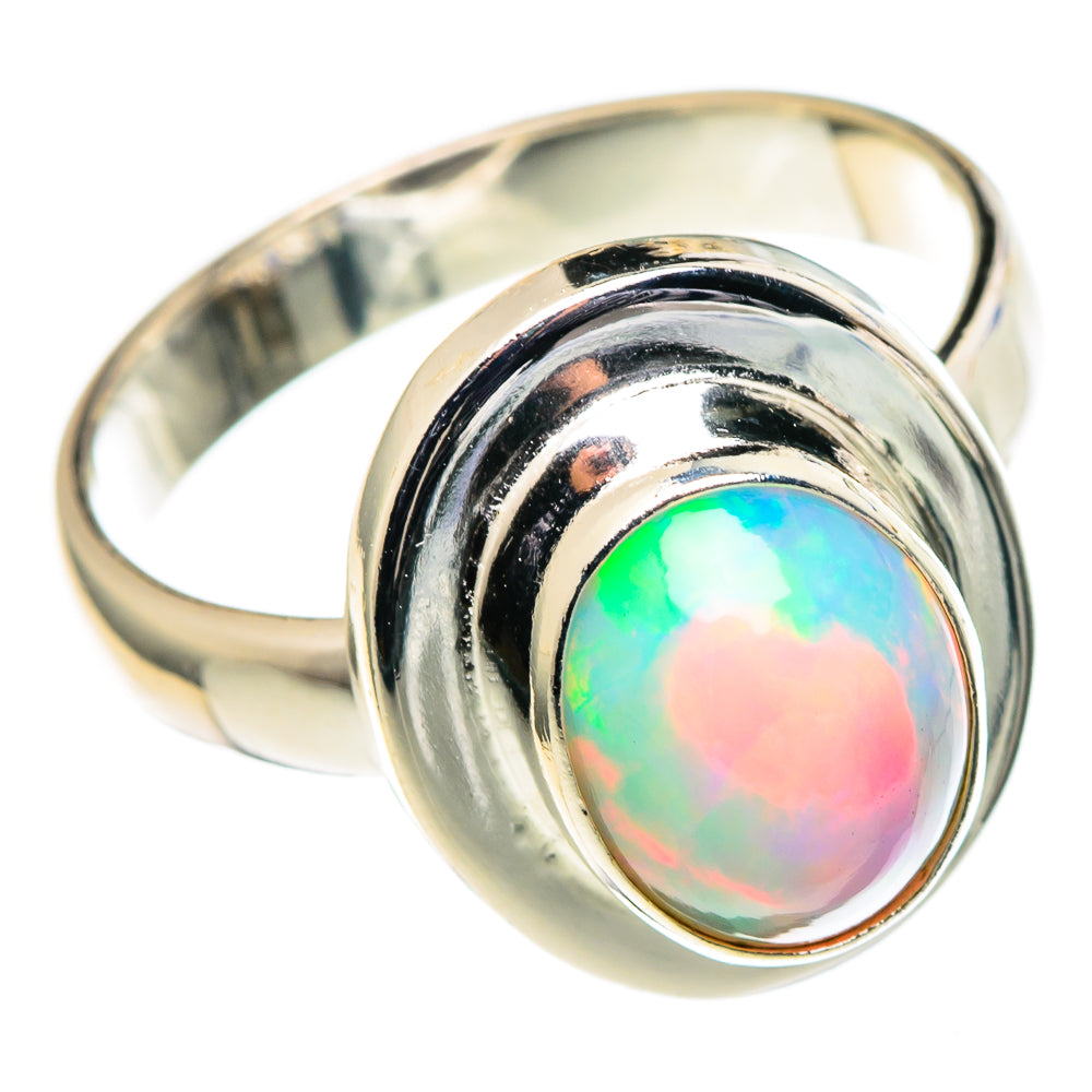 Ethiopian Opal Rings handcrafted by Anasilvercos - RING98639