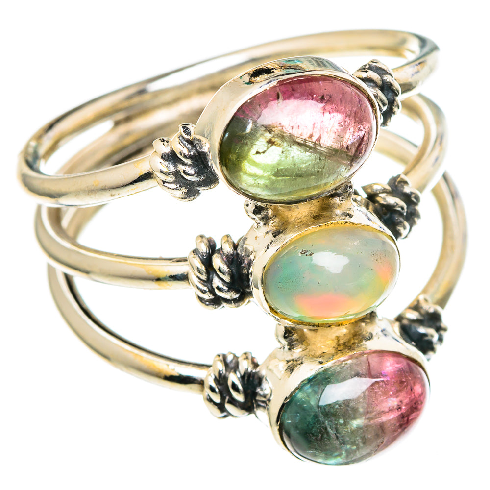 Ethiopian Opal Rings handcrafted by Anasilvercos - RING98640