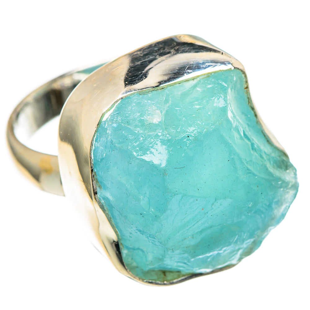 Aquamarine Rings handcrafted by Anasilvercos - RING98650