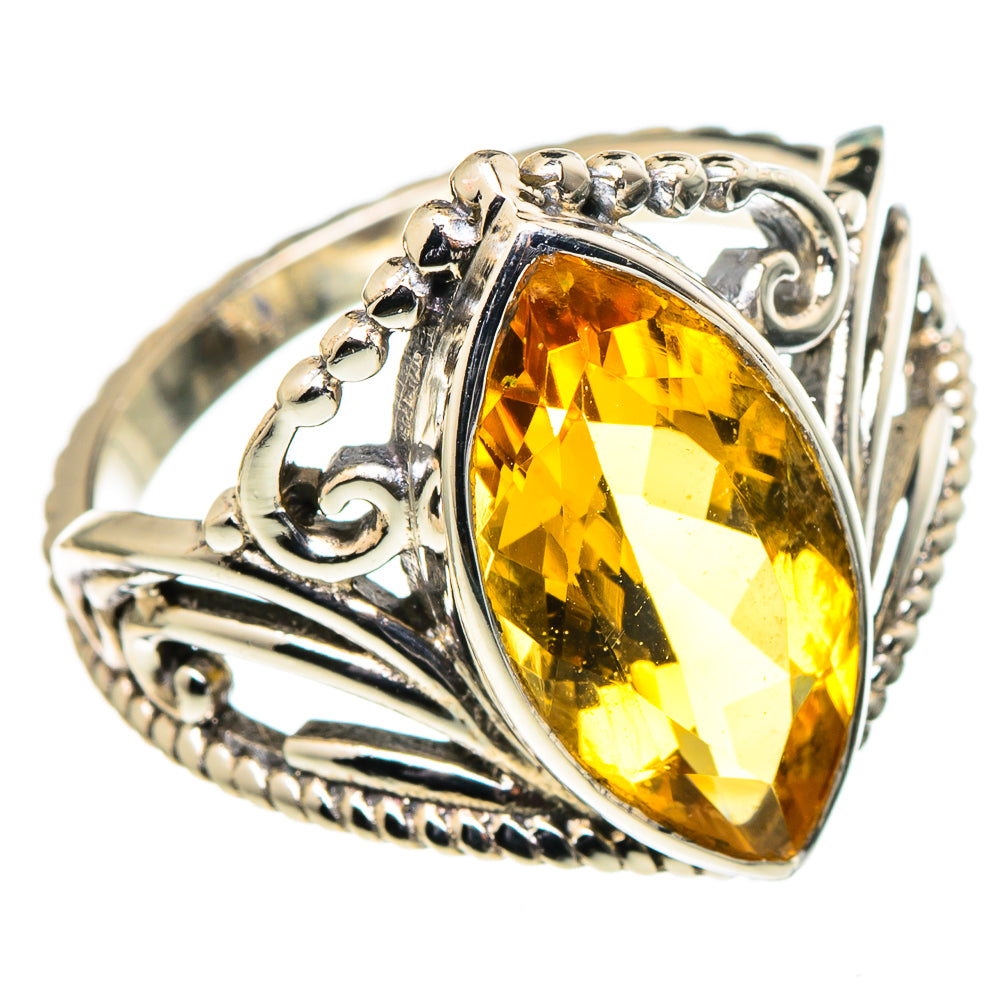 Citrine Rings handcrafted by Anasilvercos - RING98658