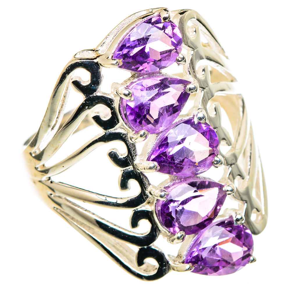 Amethyst Rings handcrafted by Anasilvercos - RING98672
