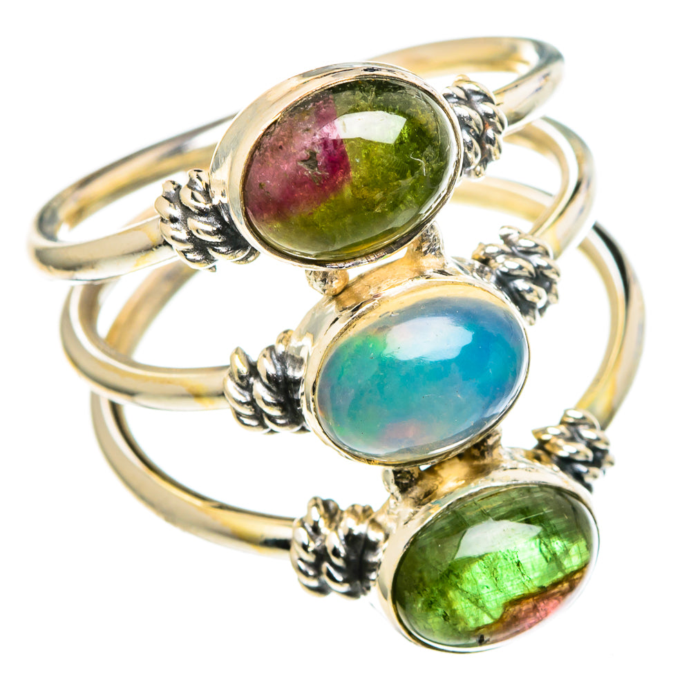 Ethiopian Opal Rings handcrafted by Anasilvercos - RING98680
