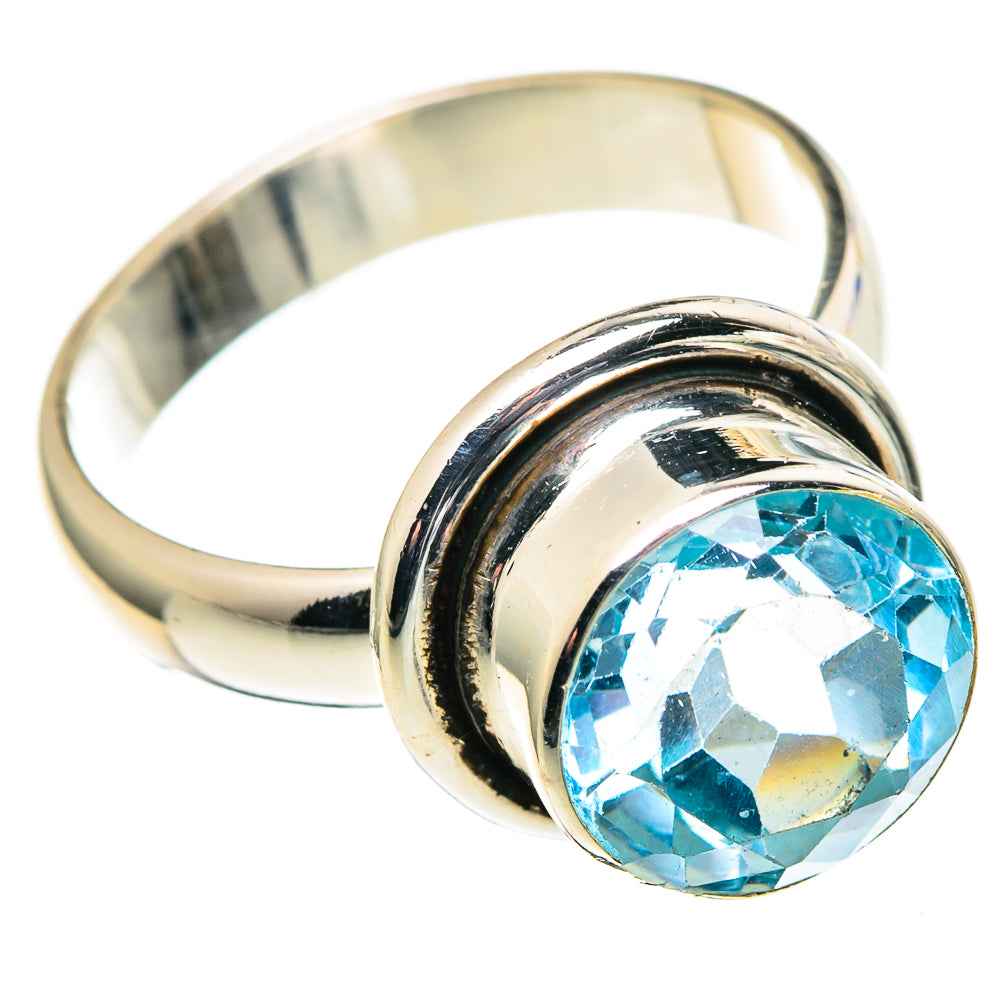 Blue Topaz Rings handcrafted by Anasilvercos - RING98683 - Photo 2